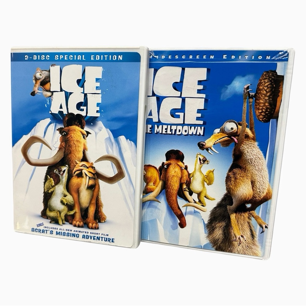Ice Age 1 & 2 DVD Movie Lot - The Meltdown Widescreen & 2-Disc Special Edition - Picture 4 of 10